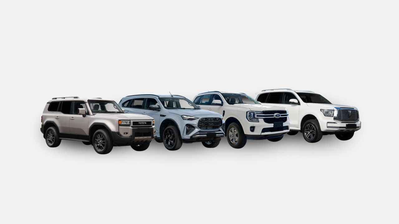 Large 4WD SUV Comparison: Toyota Prado vs Isuzu MU‑X vs Ford Everest vs GWM Tank 500